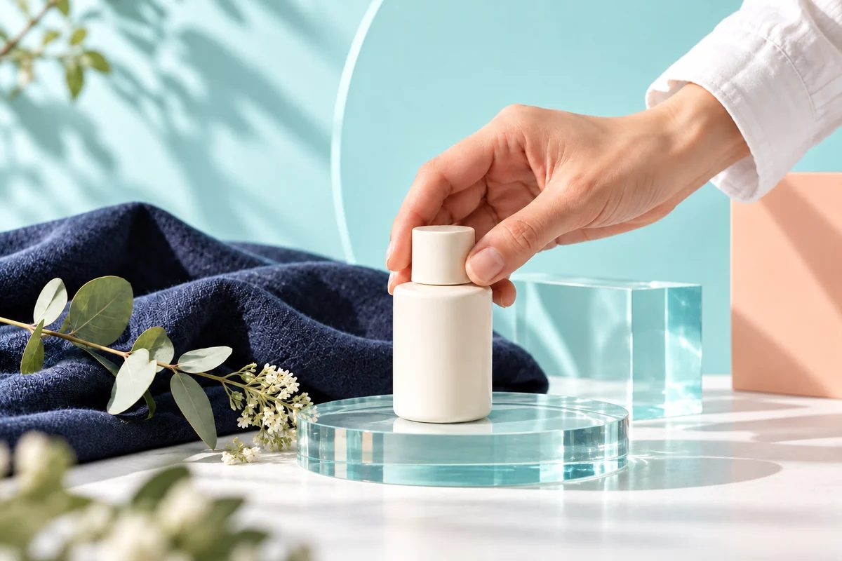 商品の見せ方を整える撮影準備のイメージ